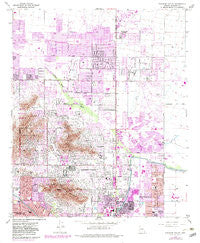 Paradise Valley Arizona Historical topographic map, 1:24000 scale, 7.5 X 7.5 Minute, Year 1965