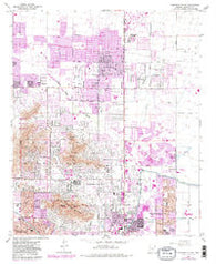 Paradise Valley Arizona Historical topographic map, 1:24000 scale, 7.5 X 7.5 Minute, Year 1965
