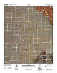 Paradise Canyon Arizona Historical topographic map, 1:24000 scale, 7.5 X 7.5 Minute, Year 2011