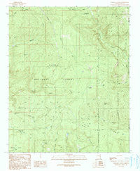 Parallel Canyon Arizona Historical topographic map, 1:24000 scale, 7.5 X 7.5 Minute, Year 1990