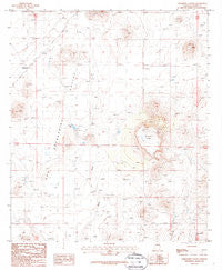 Paramore Crater Arizona Historical topographic map, 1:24000 scale, 7.5 X 7.5 Minute, Year 1987