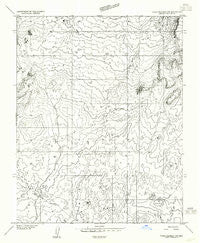 Paria Plateau NW Arizona Historical topographic map, 1:24000 scale, 7.5 X 7.5 Minute, Year 1954