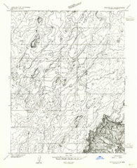 Paria Plateau SE Arizona Historical topographic map, 1:24000 scale, 7.5 X 7.5 Minute, Year 1954