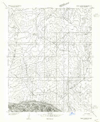 Paria Plateau SW Arizona Historical topographic map, 1:24000 scale, 7.5 X 7.5 Minute, Year 1954