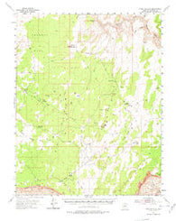 Paria Plateau Arizona Historical topographic map, 1:62500 scale, 15 X 15 Minute, Year 1954