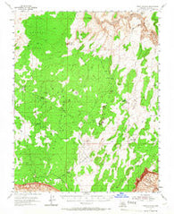 Paria Plateau Arizona Historical topographic map, 1:62500 scale, 15 X 15 Minute, Year 1954