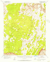 Paria Plateau Arizona Historical topographic map, 1:62500 scale, 15 X 15 Minute, Year 1954