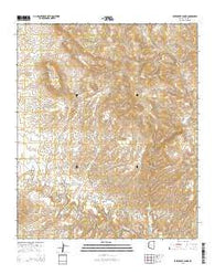 Park Creek Cabins Arizona Current topographic map, 1:24000 scale, 7.5 X 7.5 Minute, Year 2014