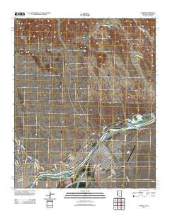 Parker Arizona Historical topographic map, 1:24000 scale, 7.5 X 7.5 Minute, Year 2011