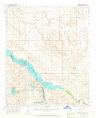 Parker Dam Arizona Historical topographic map, 1:62500 scale, 15 X 15 Minute, Year 1959