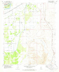 Parker SE Arizona Historical topographic map, 1:24000 scale, 7.5 X 7.5 Minute, Year 1970