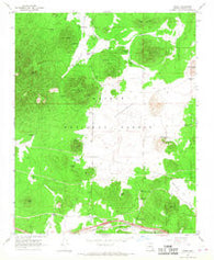 Parks Arizona Historical topographic map, 1:24000 scale, 7.5 X 7.5 Minute, Year 1966