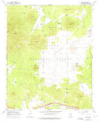 Parks Arizona Historical topographic map, 1:24000 scale, 7.5 X 7.5 Minute, Year 1966