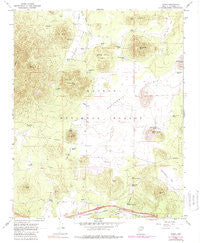 Parks Arizona Historical topographic map, 1:24000 scale, 7.5 X 7.5 Minute, Year 1966