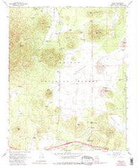 Parks Arizona Historical topographic map, 1:24000 scale, 7.5 X 7.5 Minute, Year 1966