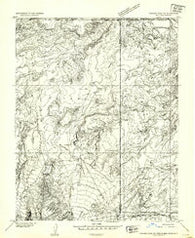 Pastora Peak NE Arizona Historical topographic map, 1:24000 scale, 7.5 X 7.5 Minute, Year 1953