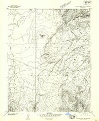 Pastora Peak NW Arizona Historical topographic map, 1:24000 scale, 7.5 X 7.5 Minute, Year 1953