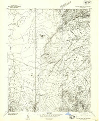 Pastora Peak NW Arizona Historical topographic map, 1:24000 scale, 7.5 X 7.5 Minute, Year 1953