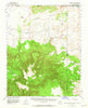Pastora Peak Arizona Historical topographic map, 1:62500 scale, 15 X 15 Minute, Year 1953