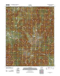 Pastora Peak Arizona Historical topographic map, 1:24000 scale, 7.5 X 7.5 Minute, Year 2011