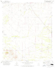 Pat Hills North Arizona Historical topographic map, 1:24000 scale, 7.5 X 7.5 Minute, Year 1974