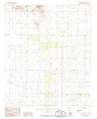 Pat Hills South Arizona Historical topographic map, 1:24000 scale, 7.5 X 7.5 Minute, Year 1986