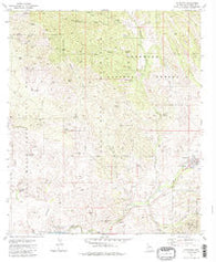 Patagonia Arizona Historical topographic map, 1:24000 scale, 7.5 X 7.5 Minute, Year 1981