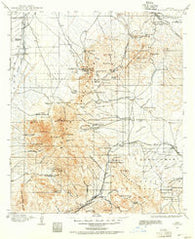 Patagonia Arizona Historical topographic map, 1:125000 scale, 30 X 30 Minute, Year 1904