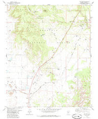 Paulden Arizona Historical topographic map, 1:24000 scale, 7.5 X 7.5 Minute, Year 1979