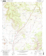 Paulden Arizona Historical topographic map, 1:24000 scale, 7.5 X 7.5 Minute, Year 1979