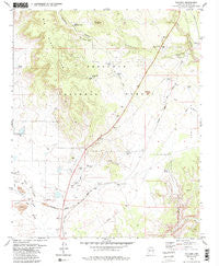 Paulden Arizona Historical topographic map, 1:24000 scale, 7.5 X 7.5 Minute, Year 1979