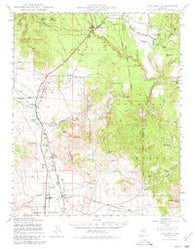 Paulden Arizona Historical topographic map, 1:62500 scale, 15 X 15 Minute, Year 1947