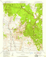 Paulden Arizona Historical topographic map, 1:62500 scale, 15 X 15 Minute, Year 1947