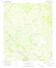 Payson North Arizona Historical topographic map, 1:24000 scale, 7.5 X 7.5 Minute, Year 1973