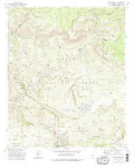 Payson North Arizona Historical topographic map, 1:24000 scale, 7.5 X 7.5 Minute, Year 1973