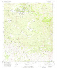 Payson South Arizona Historical topographic map, 1:24000 scale, 7.5 X 7.5 Minute, Year 1973