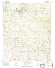 Payson South Arizona Historical topographic map, 1:24000 scale, 7.5 X 7.5 Minute, Year 1973