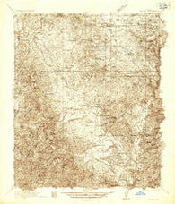 Payson Arizona Historical topographic map, 1:48000 scale, 15 X 15 Minute, Year 1936