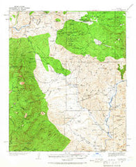 Payson Arizona Historical topographic map, 1:62500 scale, 15 X 15 Minute, Year 1936