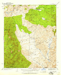 Payson Arizona Historical topographic map, 1:62500 scale, 15 X 15 Minute, Year 1936