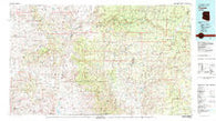 Payson Arizona Historical topographic map, 1:100000 scale, 30 X 60 Minute, Year 1981