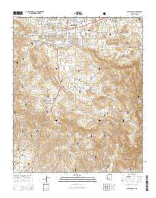 Payson South Arizona Current topographic map, 1:24000 scale, 7.5 X 7.5 Minute, Year 2014