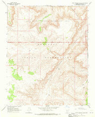Peach Springs Canyon Arizona Historical topographic map, 1:24000 scale, 7.5 X 7.5 Minute, Year 1967