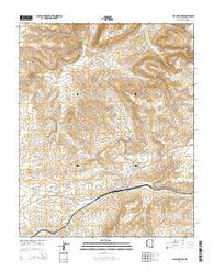 Peach Springs Arizona Current topographic map, 1:24000 scale, 7.5 X 7.5 Minute, Year 2014