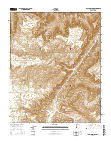 Peach Springs Canyon Arizona Current topographic map, 1:24000 scale, 7.5 X 7.5 Minute, Year 2014