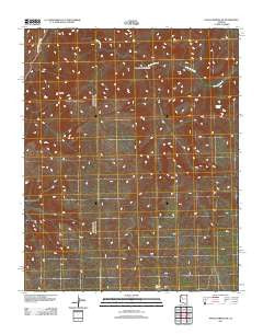 Peach Springs NE Arizona Historical topographic map, 1:24000 scale, 7.5 X 7.5 Minute, Year 2011