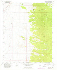 Peacock Peak Arizona Historical topographic map, 1:24000 scale, 7.5 X 7.5 Minute, Year 1968