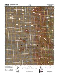 Peacock Peak Arizona Historical topographic map, 1:24000 scale, 7.5 X 7.5 Minute, Year 2011