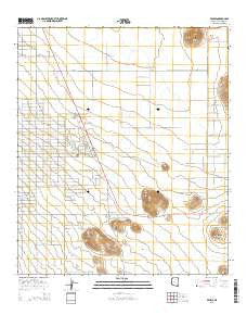 Pearce Arizona Current topographic map, 1:24000 scale, 7.5 X 7.5 Minute, Year 2014
