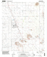 Pearce Arizona Historical topographic map, 1:24000 scale, 7.5 X 7.5 Minute, Year 1996